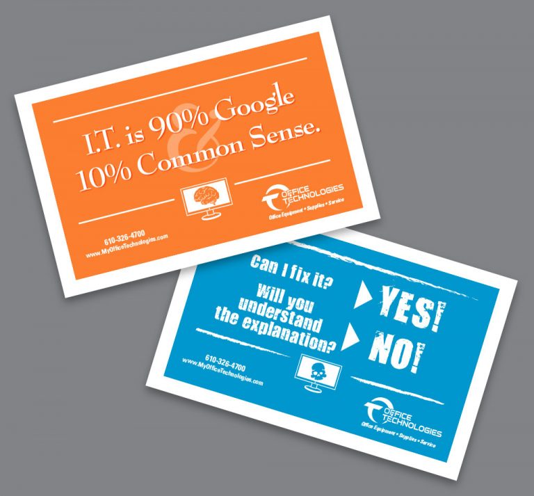 Office Technologies Cubicle Cards, Set Two