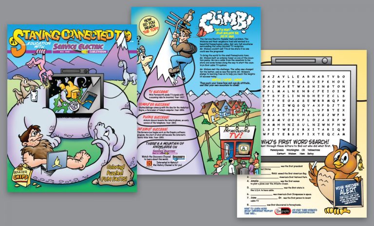 Service Electric Cable TV Activity Book