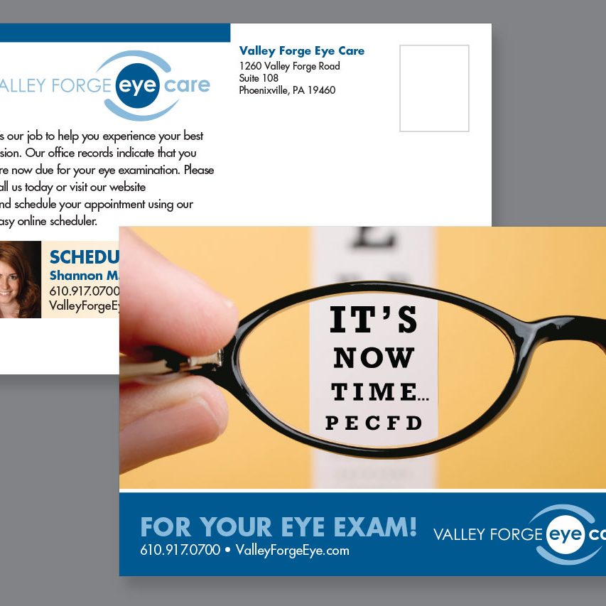 Valley Forge Eye Care Postcard