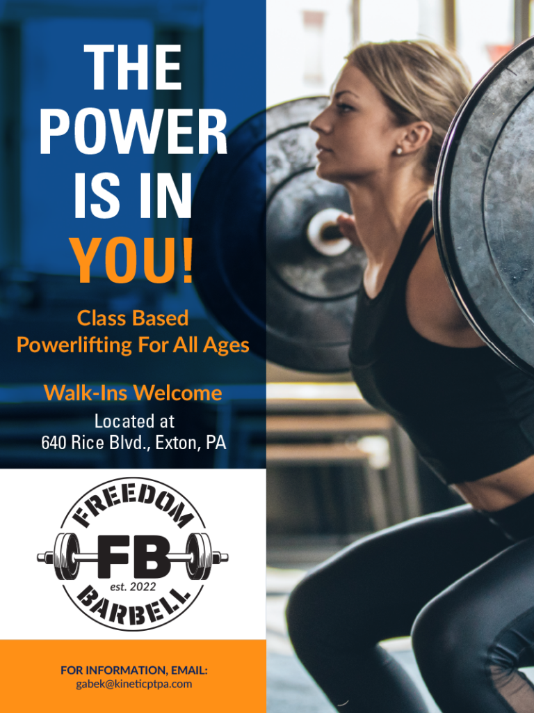 Kinetic Freedom Barbell Poster