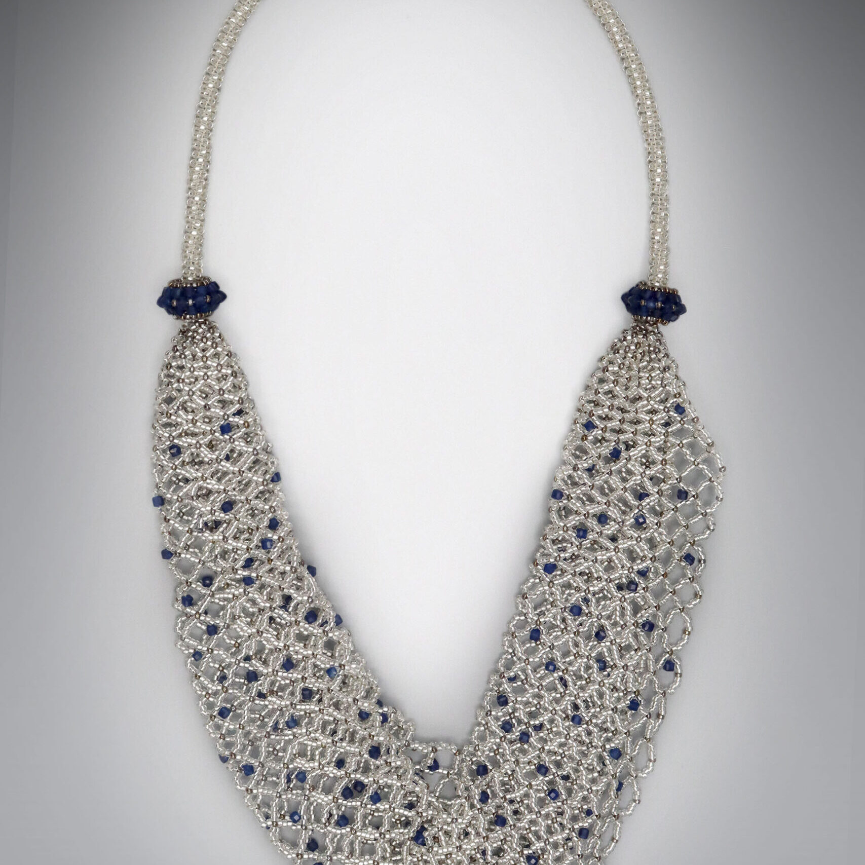 Beaded Scarf by Christine Wright