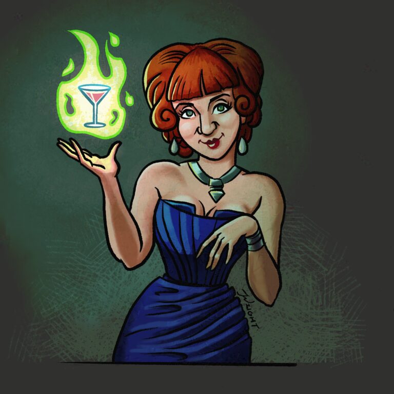 Portrait of the incomparable Carisa Hendrix as the mystical and majestical Lucy Darling.
